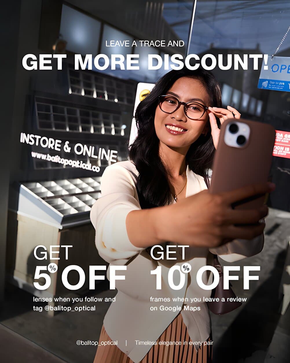 Leave A Trace And Get More Discount From Us