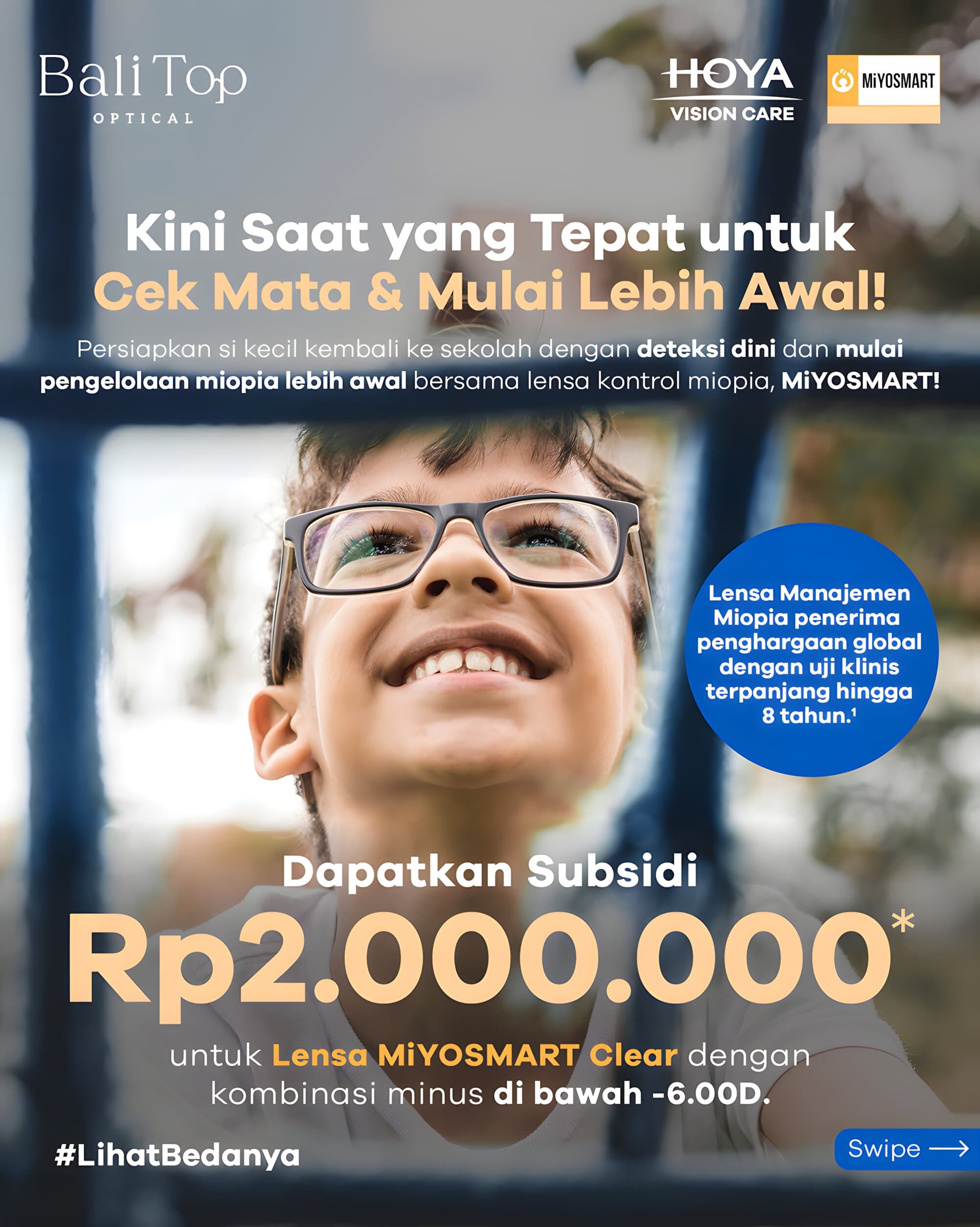 Liburan Sekolah, Waktu Terbaik Untuk Cek Mata Si Kecil!